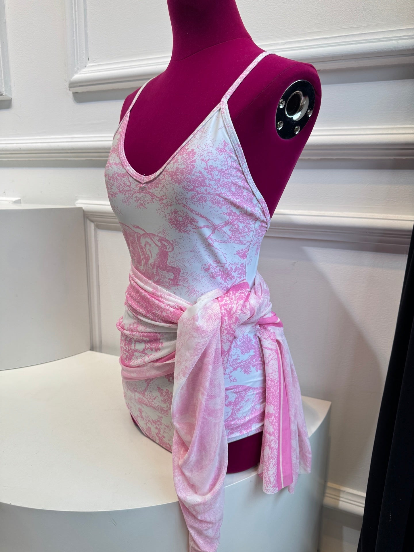 One-Piece Swimsuit with Free Scarf Limited Edition