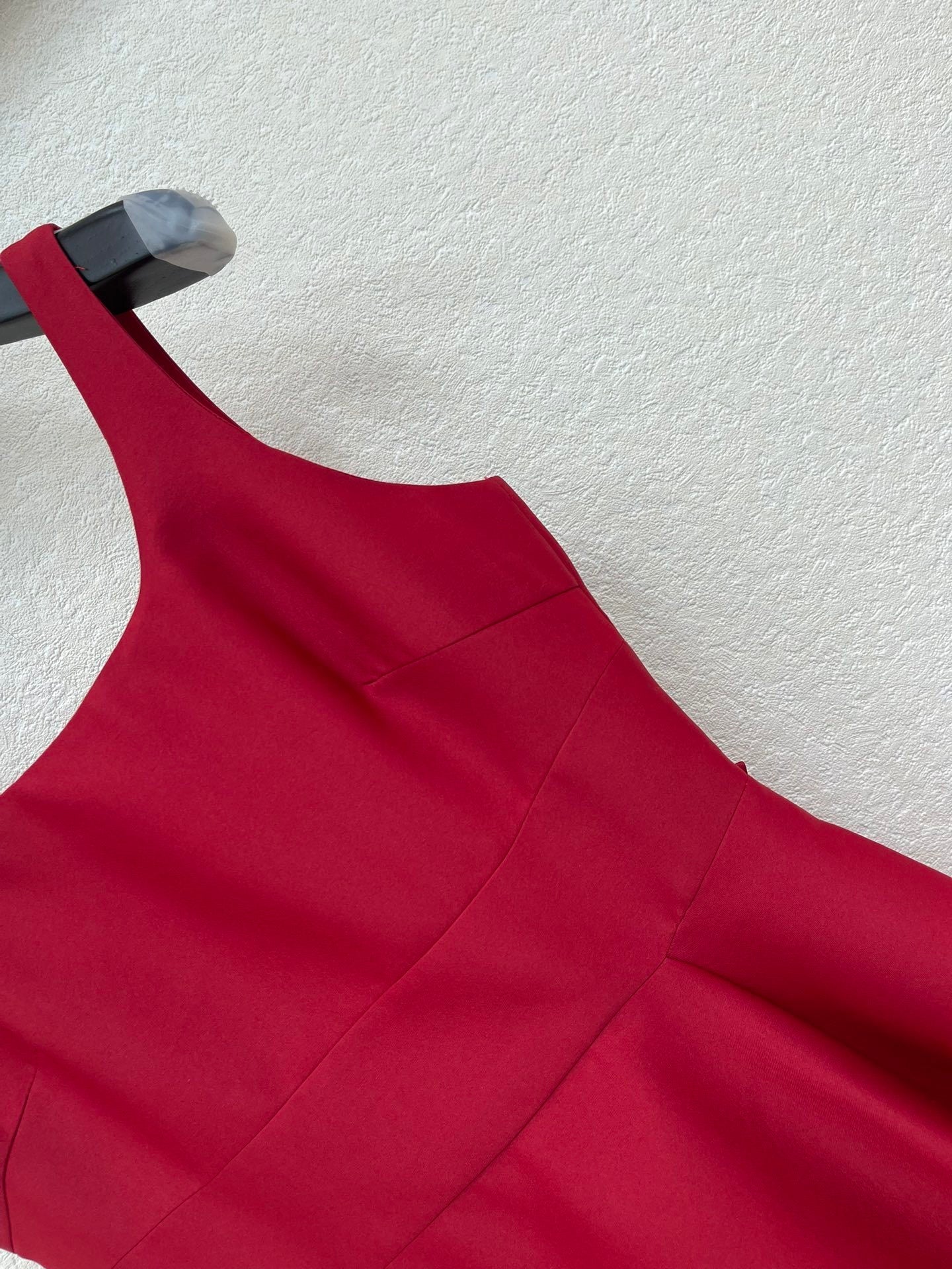 D Hepburn-Style Sleeveless Bow-Back Mini Dress