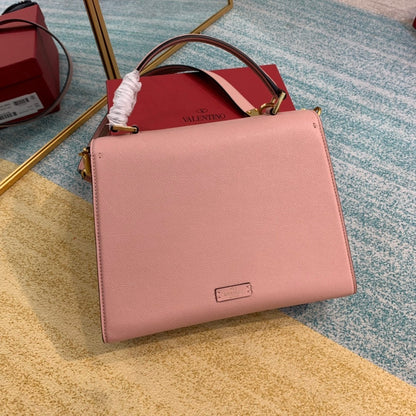 Val Small VSLING Grainy Calfskin Handbag