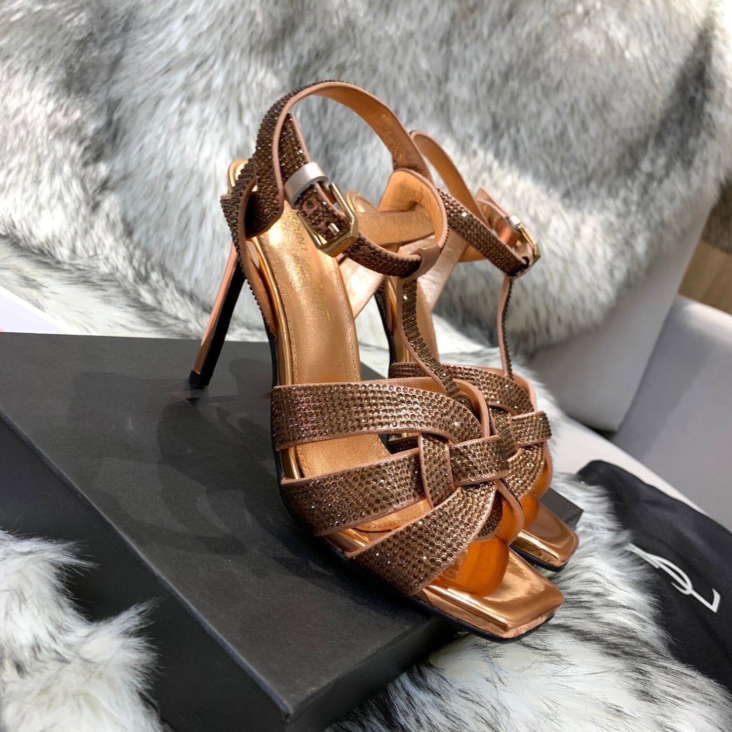 Y SL Super High-Heeled Sandals
