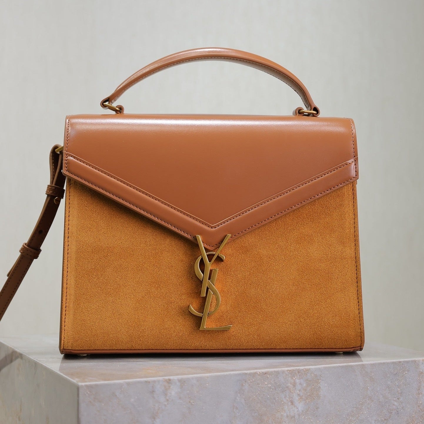 SL Suede Cassandra Briefcase Bag