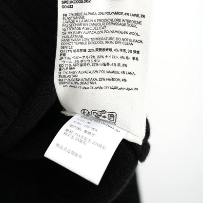 Ami Alpaca Wool White Heart Crew Neck Pullover