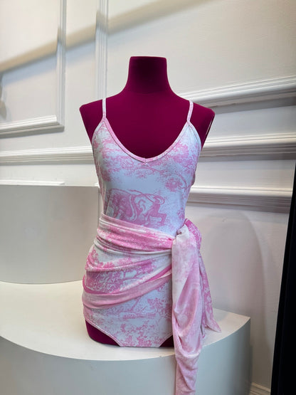 One-Piece Swimsuit with Free Scarf Limited Edition