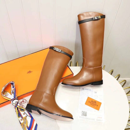 hm Classic Riding Boots – Premium Cowhide & Suede