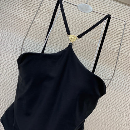 Sexy Backless Medusa One-Piece Swimsuit