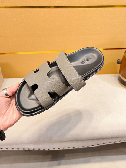 hm Oran Calfskin H-Style Mules