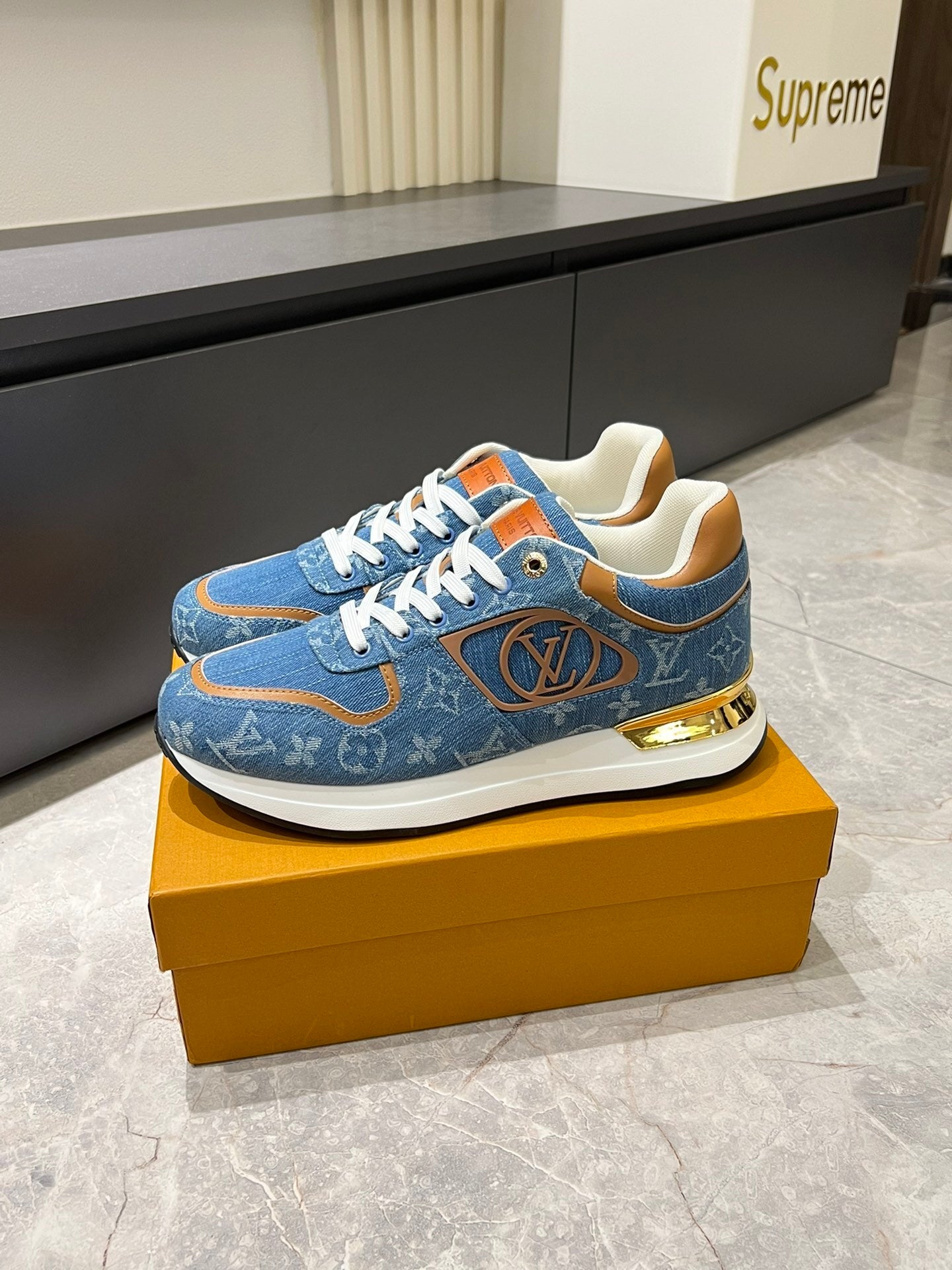 Luxury Men's Low-Top Sneakers