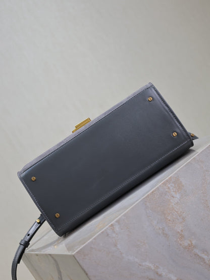 SL Suede Cassandra Briefcase Bag