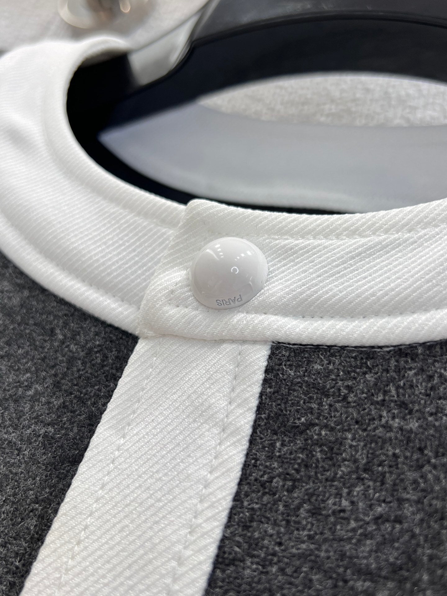 French Heiress Color-Blocked Jacket Wool & Leather