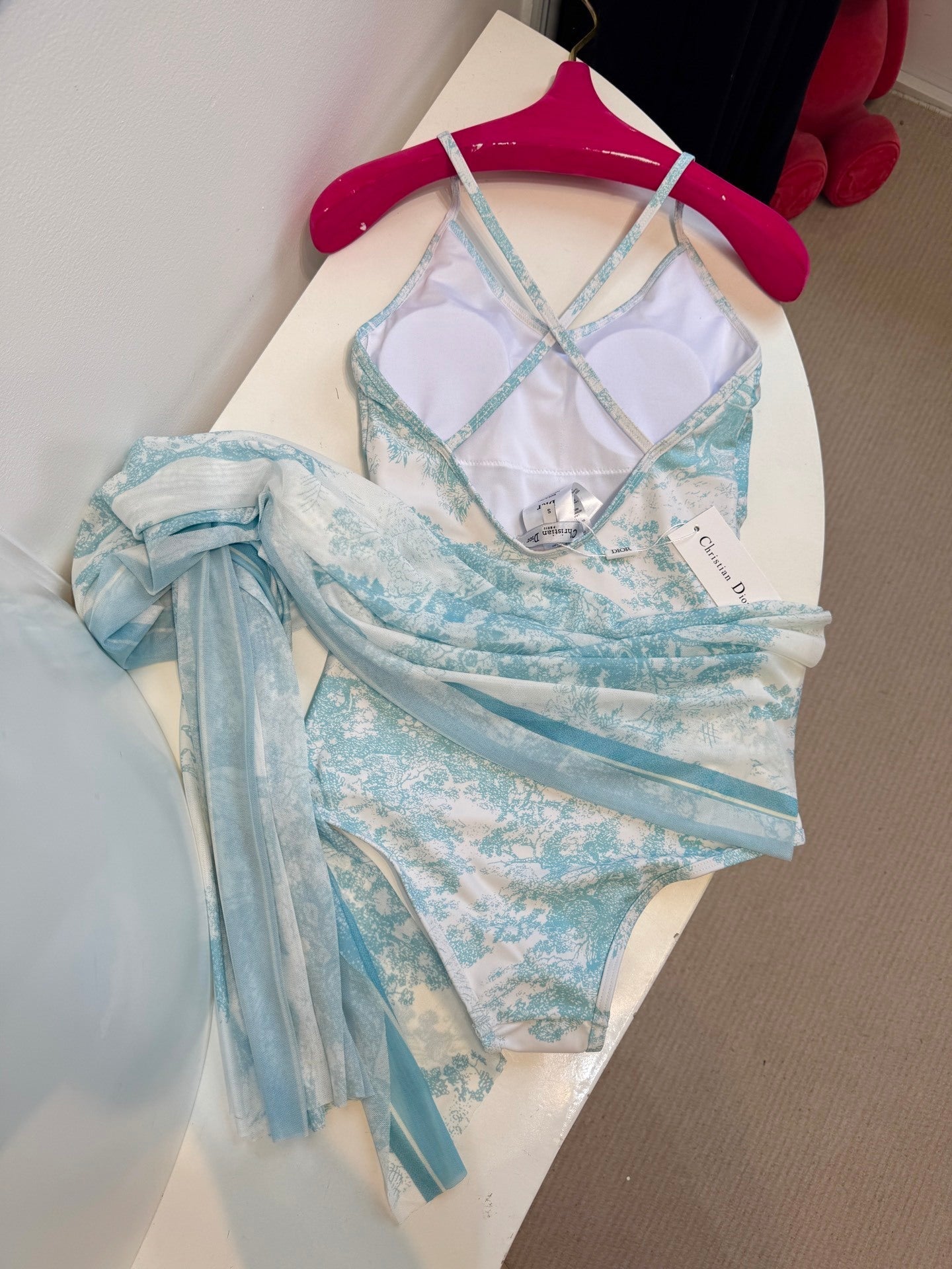 One-Piece Swimsuit with Free Scarf D Limited Edition
