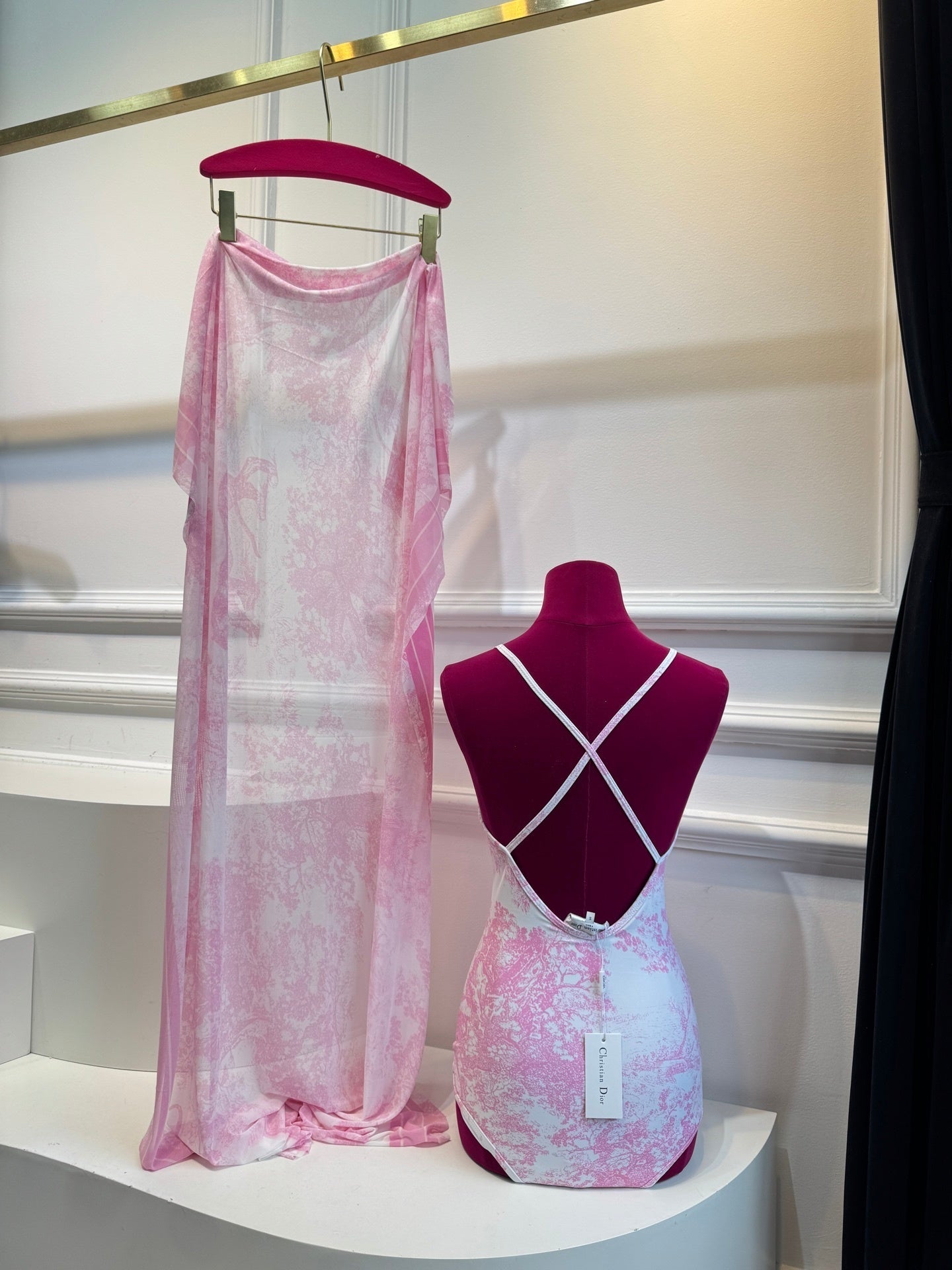 One-Piece Swimsuit with Free Scarf Limited Edition