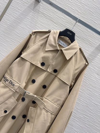 D 2025FW British-Style Trench Coat
