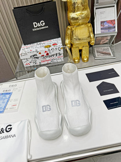 dg Wave Series Couple’s Knit Sock Sneakers