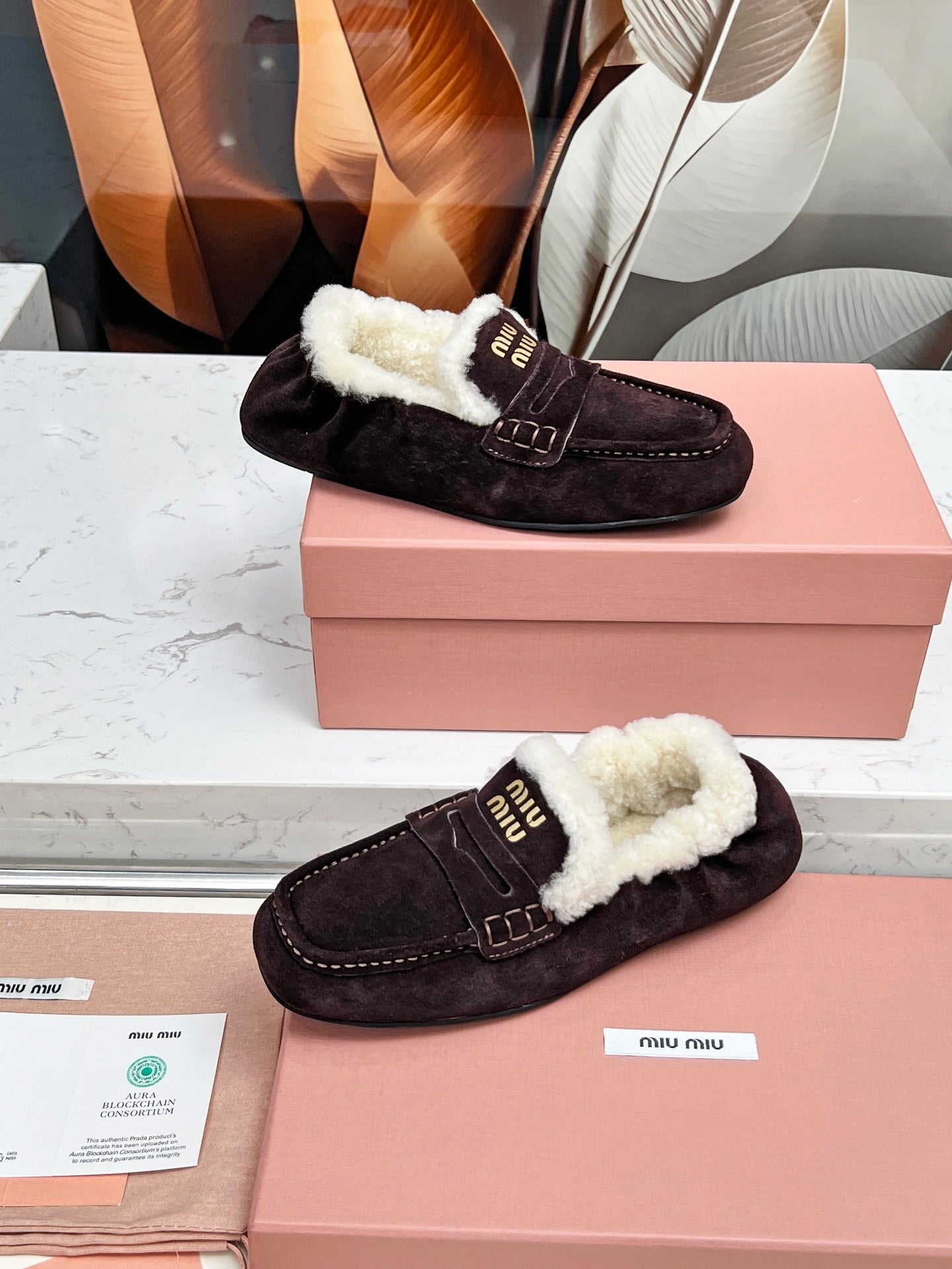 MiuMi Autumn/Winter New Slip-on Loafers