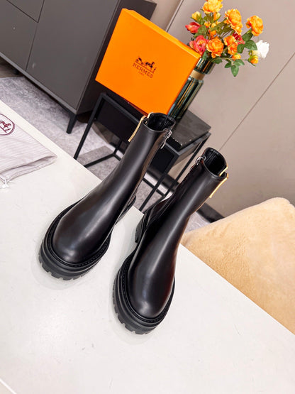 Luxury hm ke Buckle Boots