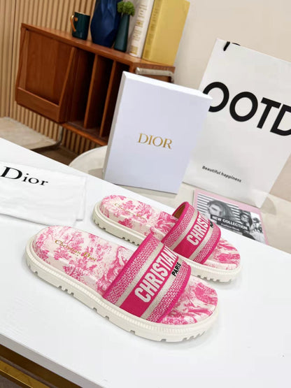 D-Letter Platform Sandals