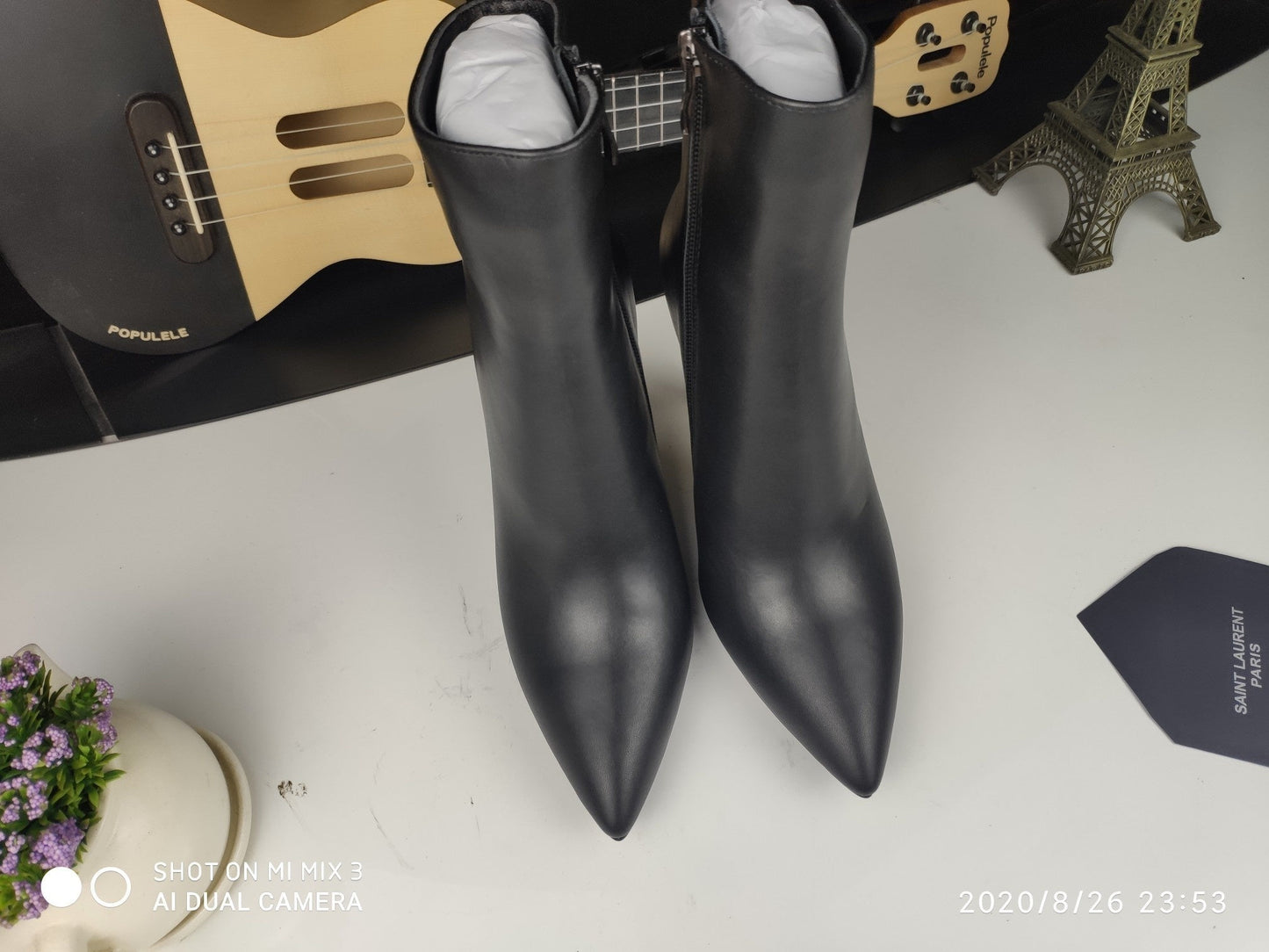 Y_SL Women’s Logo High-Heeled Boots