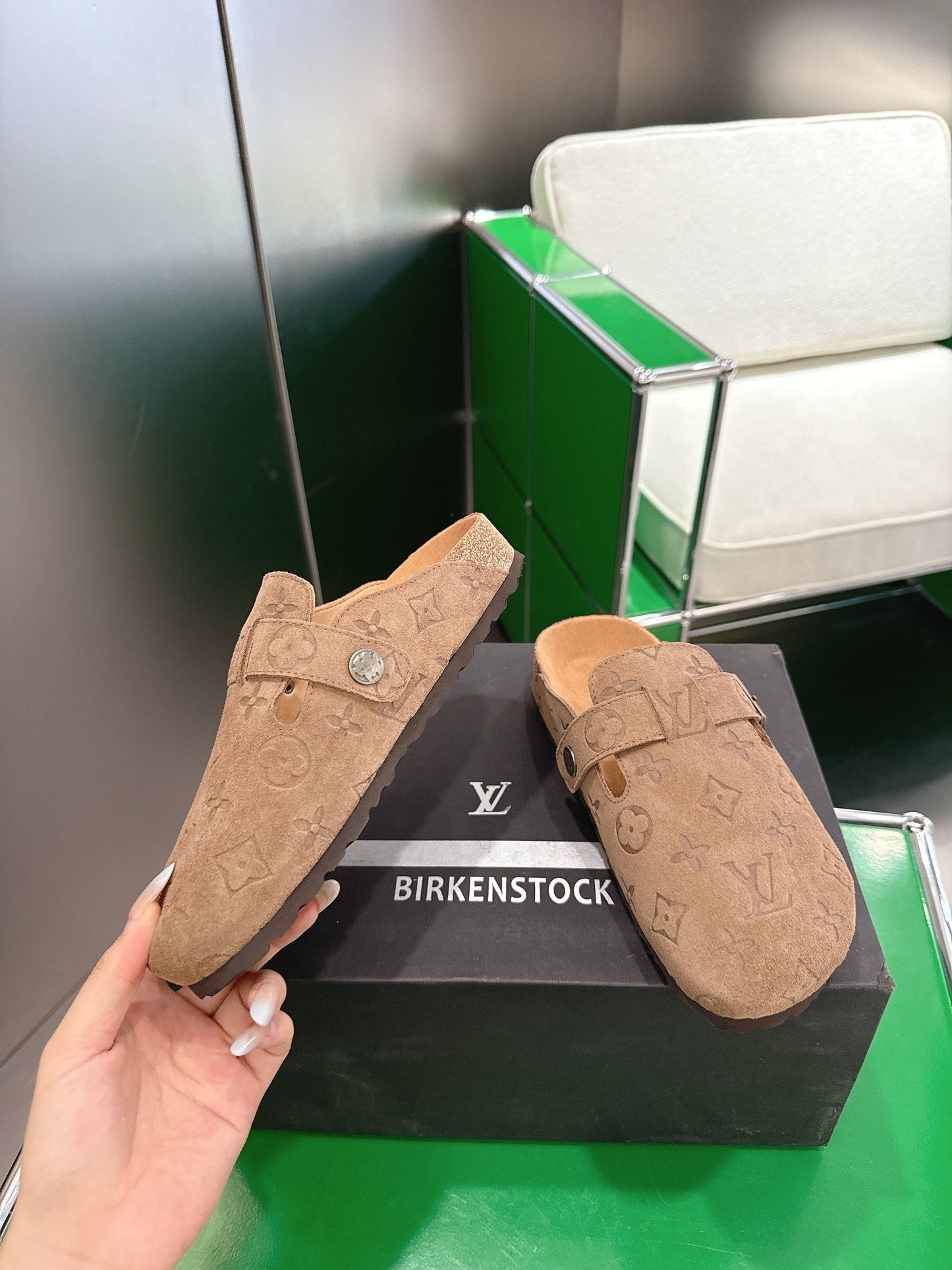 lv  Birkenstock Closed-Toe Shoes