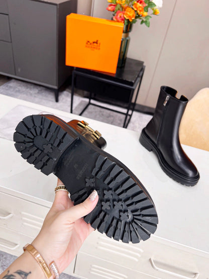 Luxury hm ke Buckle Boots