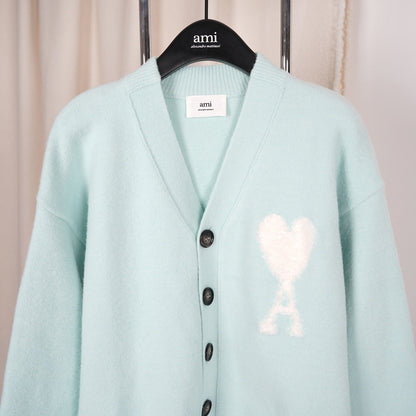 A Cloud-Themed Alpaca Wool Cardigan