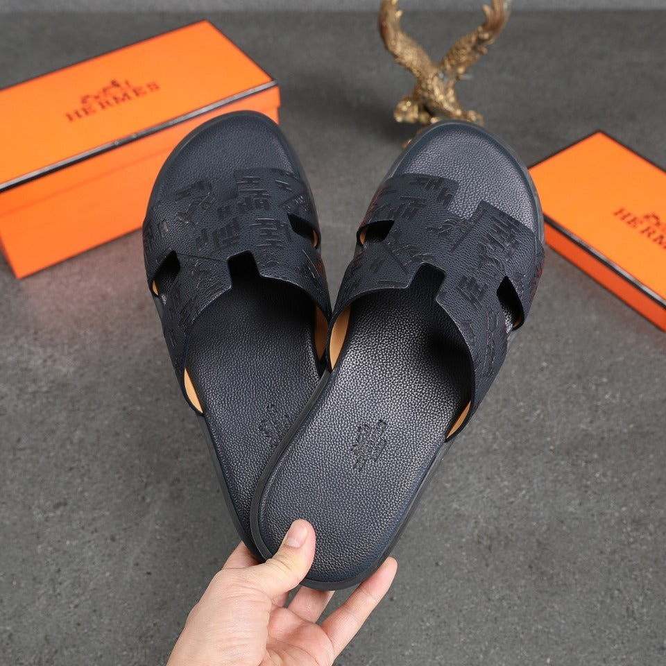 hm ORA Colorful Leather H Slippers