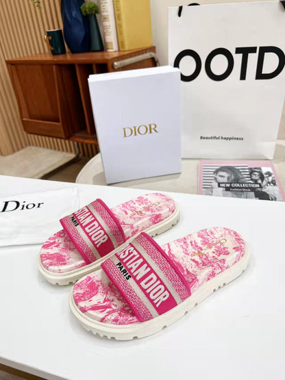 D-Letter Platform Sandals