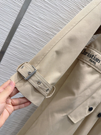 D 2025FW British-Style Trench Coat