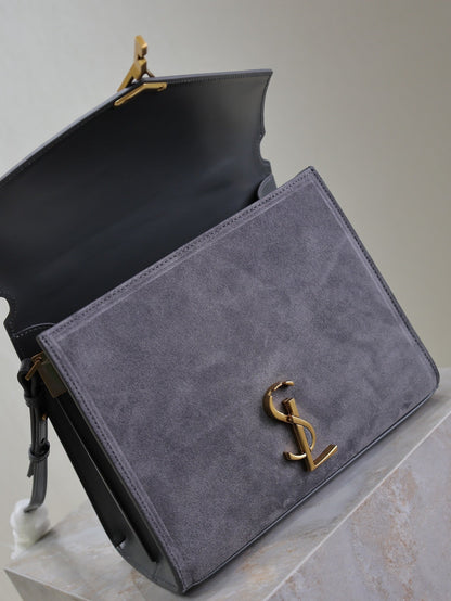 SL Suede Cassandra Briefcase Bag