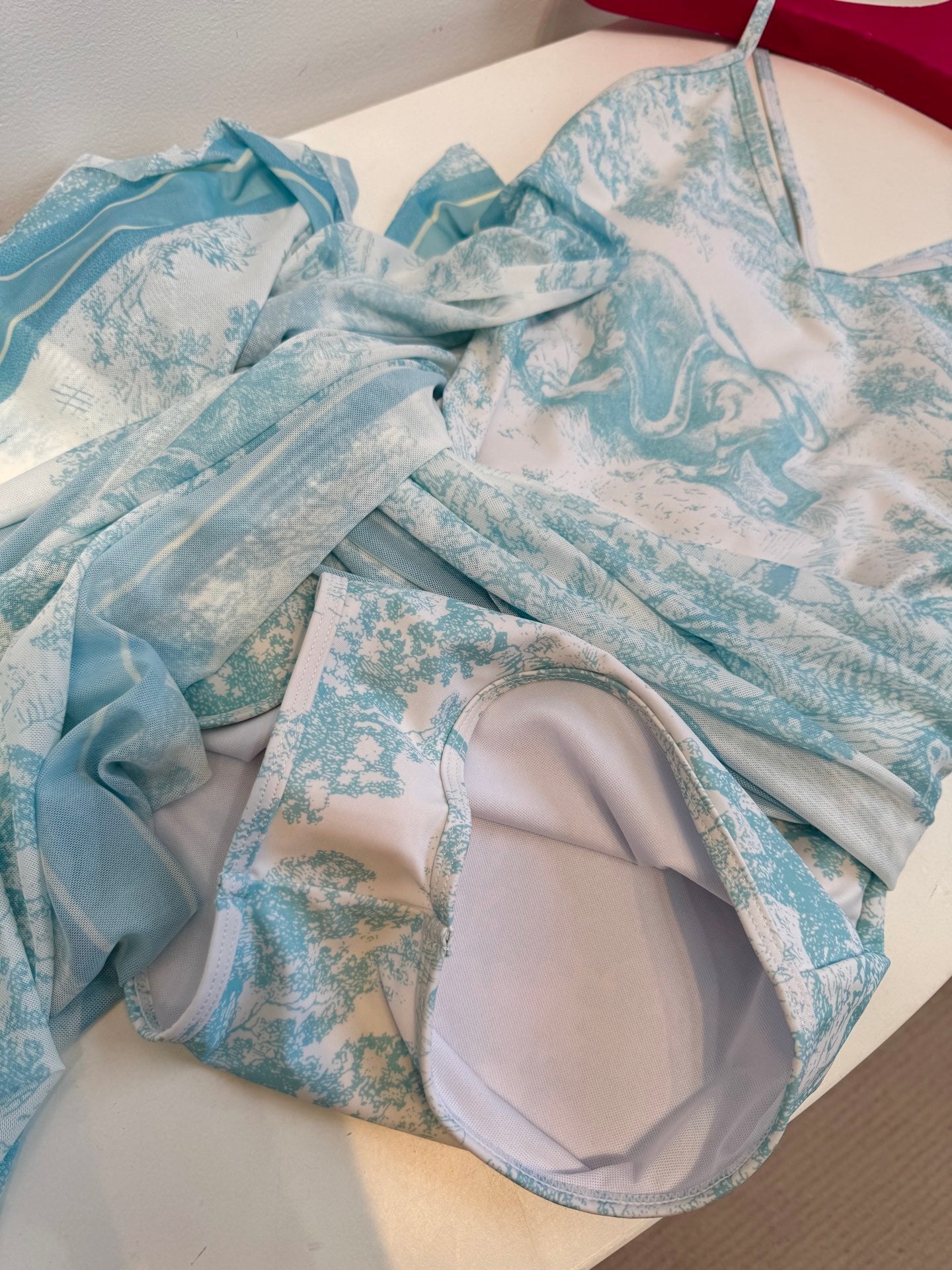 One-Piece Swimsuit with Free Scarf D Limited Edition