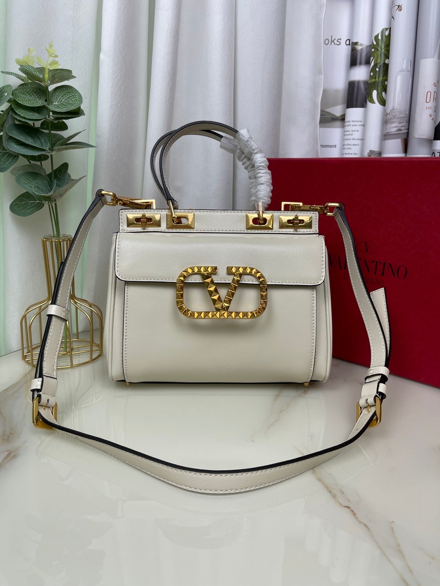 Valo Mini Double-Handle Rockstud Bag