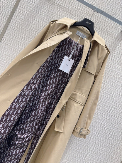 D 2025FW British-Style Trench Coat