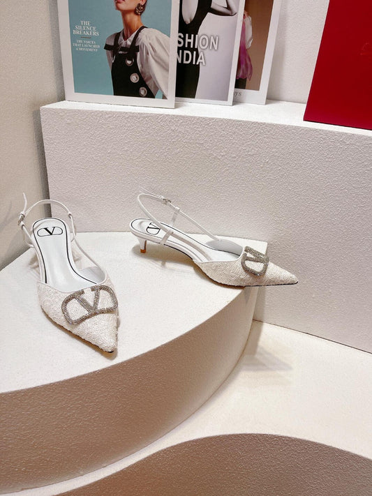 Sequined High-End Spring/Summer Heels