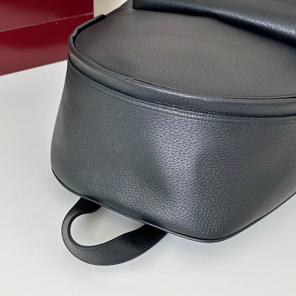 GG Ophidia Medium Backpack in Black Soft Leather Bag