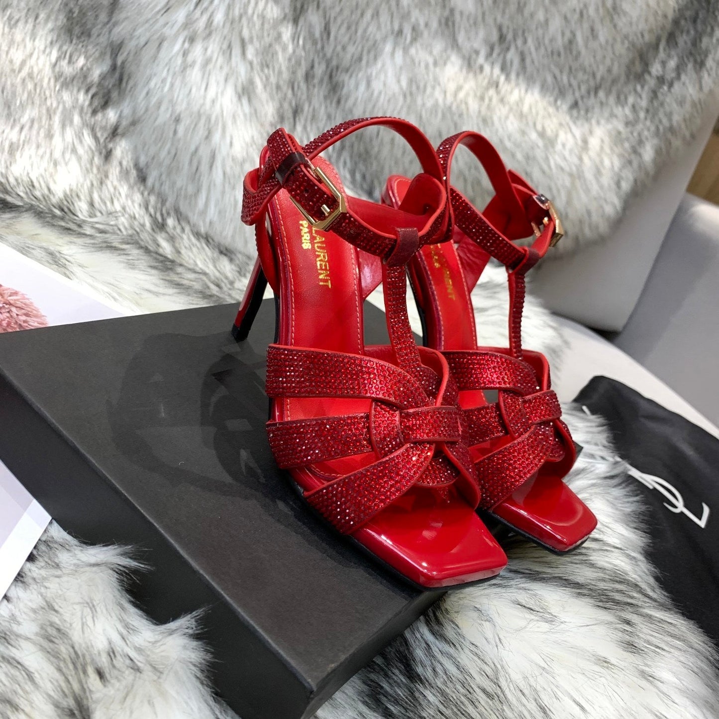 Y SL Super High-Heeled Sandals