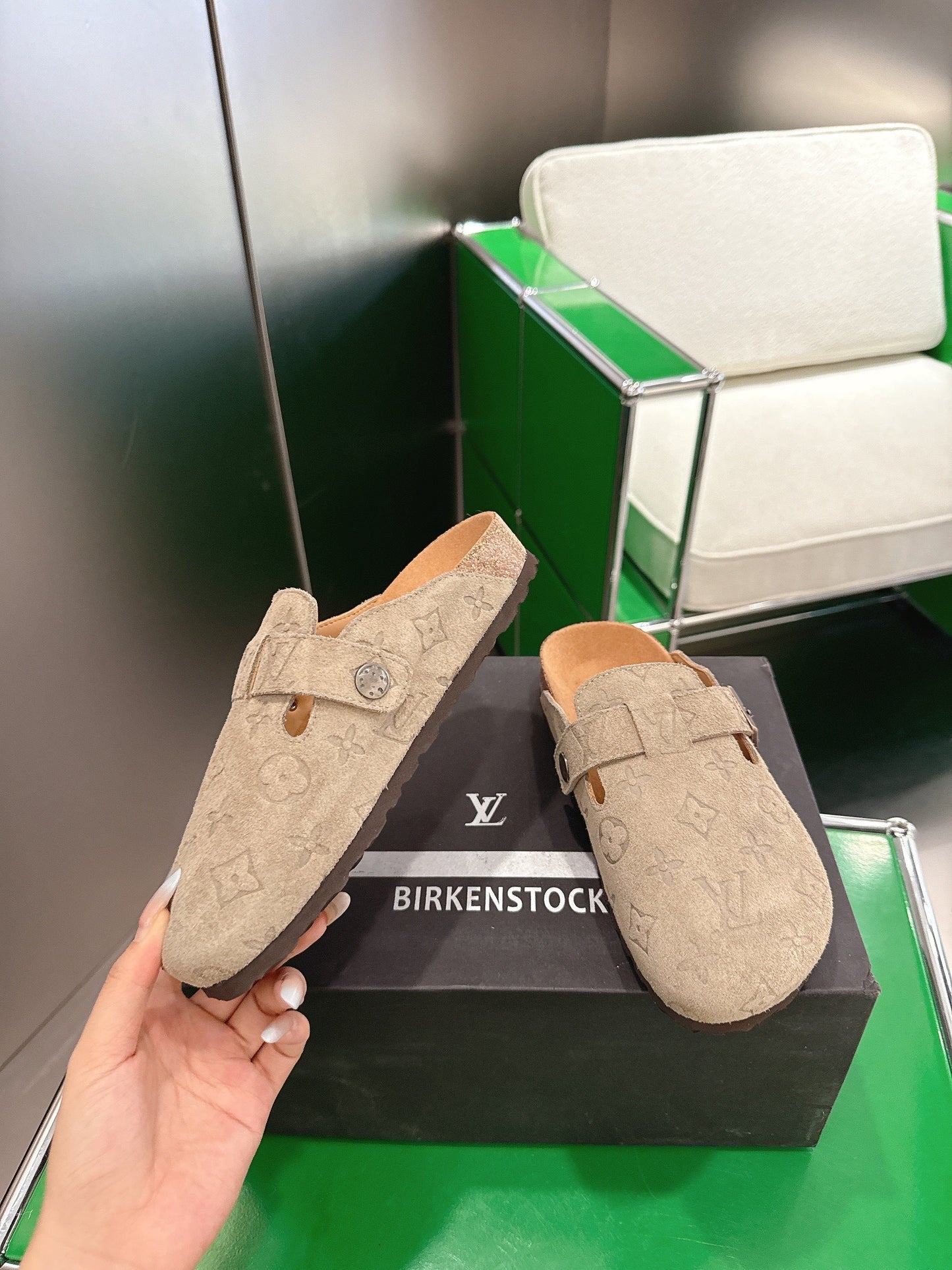 lv  Birkenstock Closed-Toe Shoes