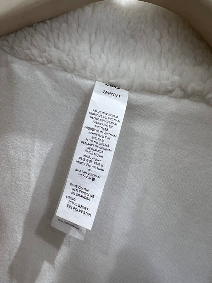 Short Hooded Lambswool Jacket Cozy Cloud Soft