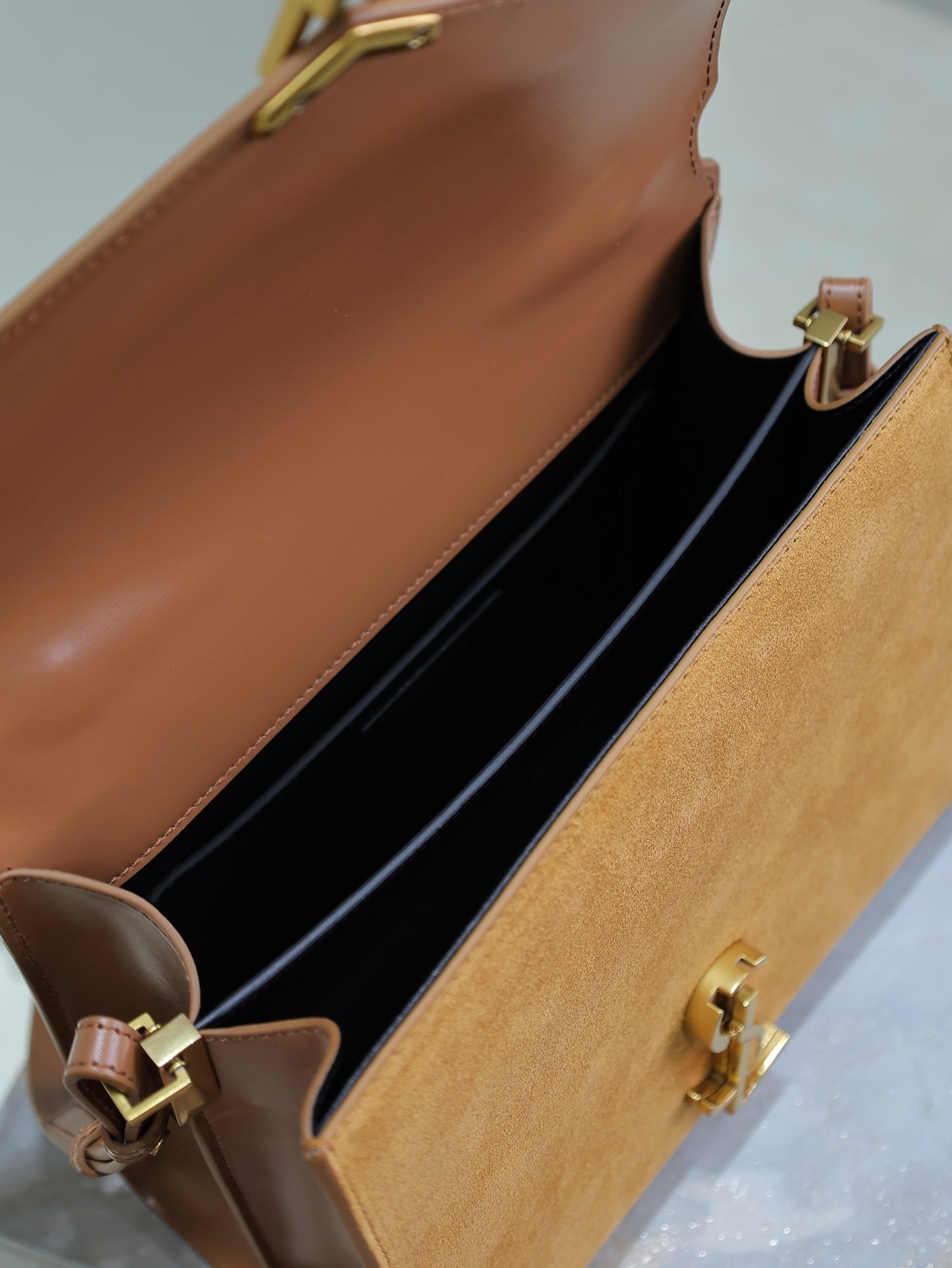 SL Suede Cassandra Briefcase Bag