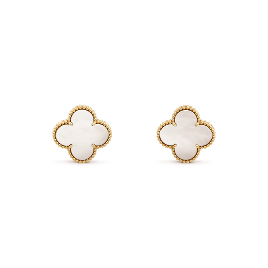Clover Mini Gold Earrings