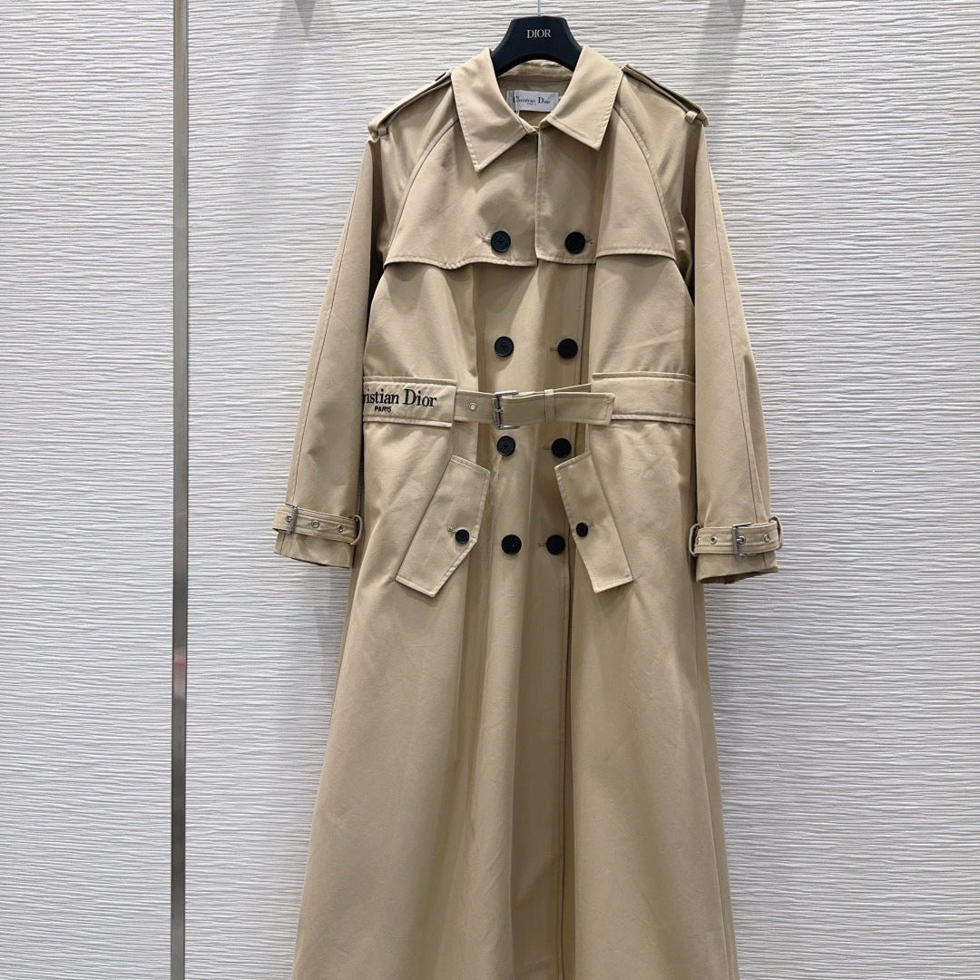 D 2025FW British-Style Trench Coat