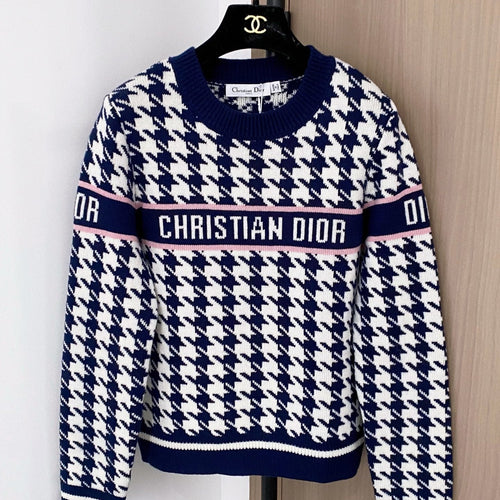 D 2025 Houndstooth Long-Sleeve Shirt