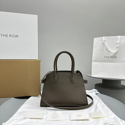 The Row Margaux 10 26cm Tote Bag In Grained Calfskin