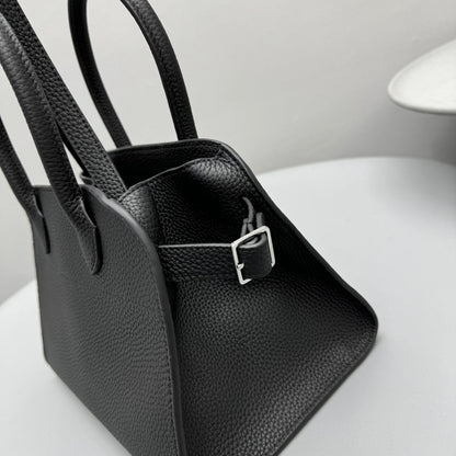 The Row Margaux 10 26cm Tote Bag In Grained Calfskin