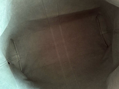 Gucci Giglio Large Tote Bag Beige and Dark Brown Canvas