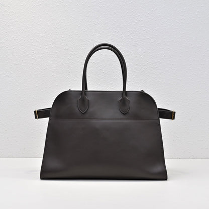 The Row Margaux 15 38cm Tote Bag In Calfskin