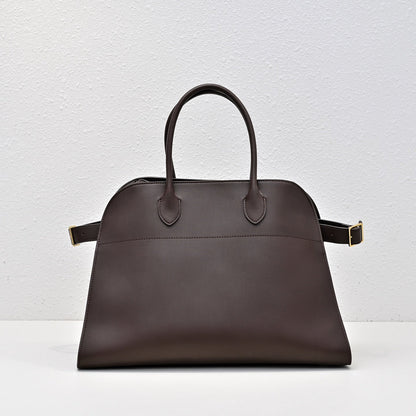 The Row Margaux 15 38cm Tote Bag In Calfskin