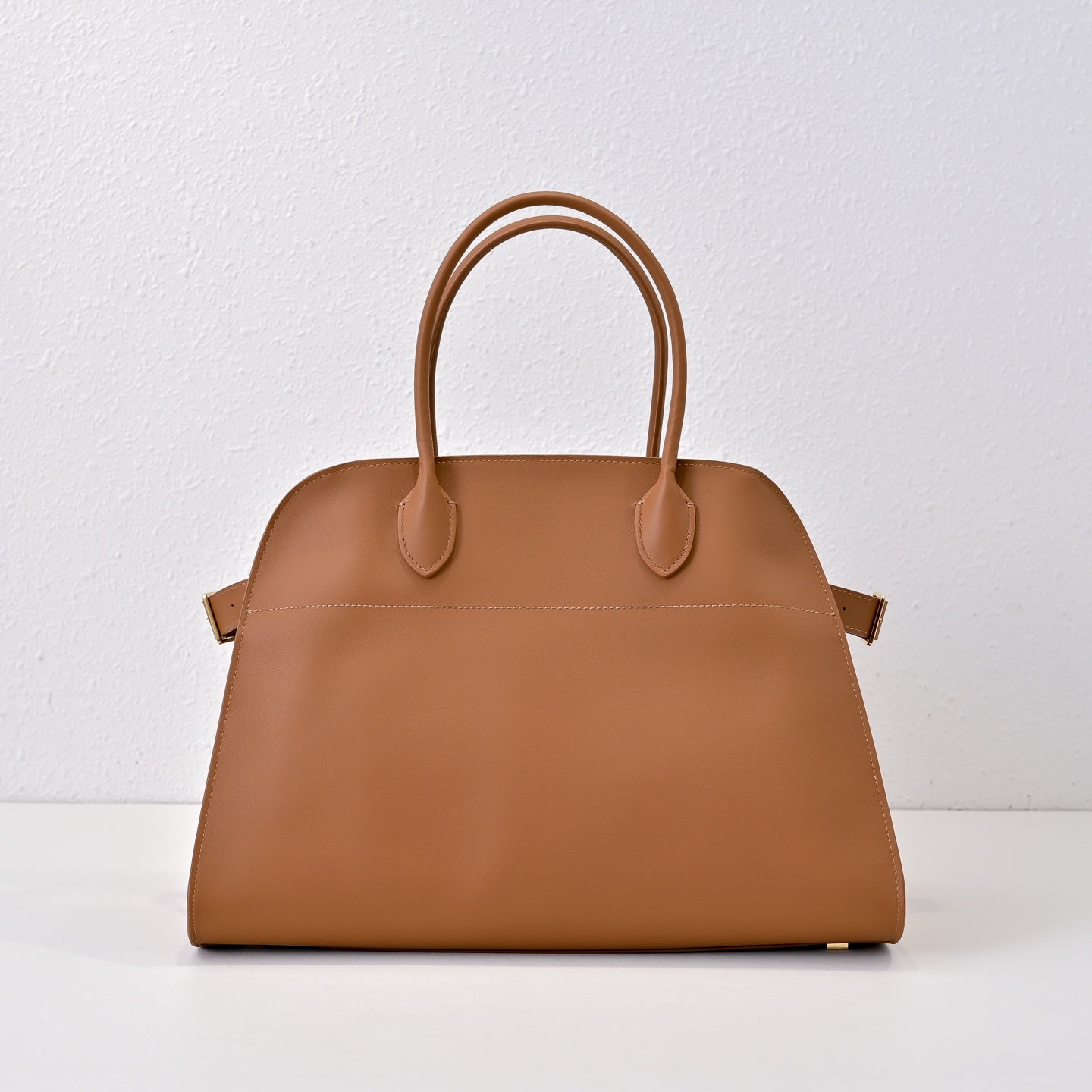 The Row Margaux 15 38cm Tote Bag In Calfskin