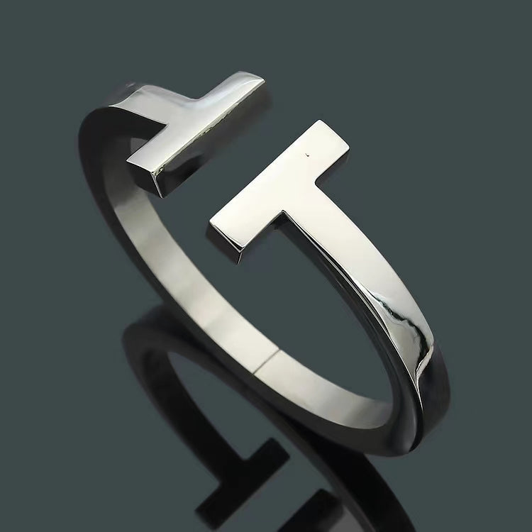 T Square Open Bracelet