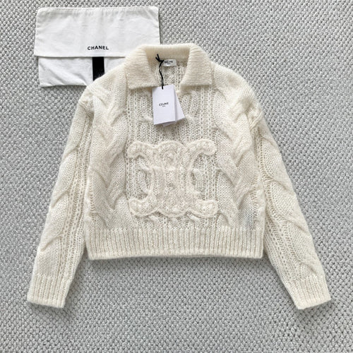 Mohair Embroidered Sweater Soft & Luxurious