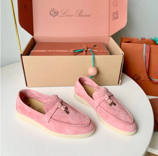 Pink Loafers