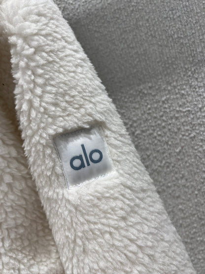 Short Hooded Lambswool Jacket Cozy Cloud Soft